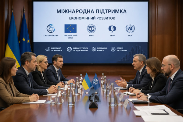 Роль міжнародних організацій у підтримці української економіки - 1