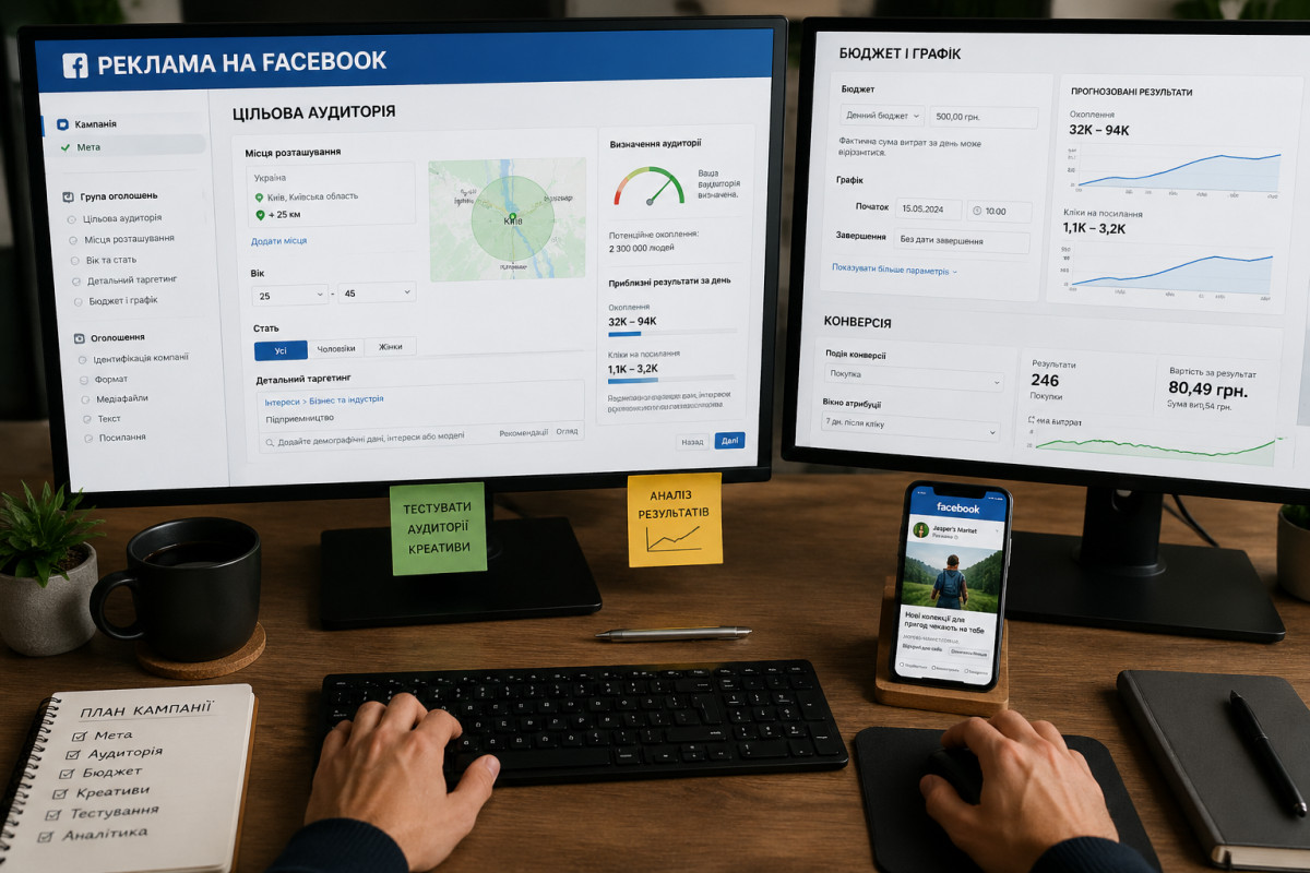 Реклама на Facebook: як налаштувати ефективну кампанію