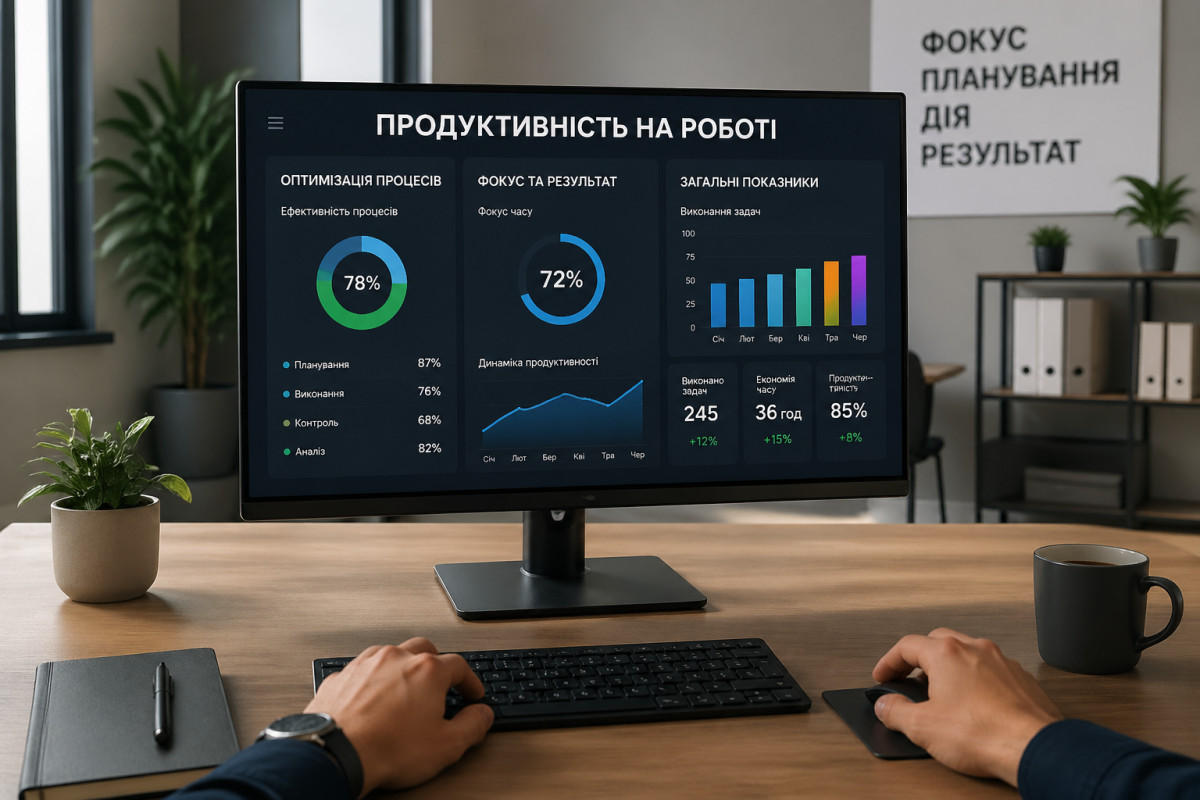Стратегії для підвищення продуктивності на роботі